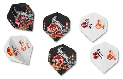 Produktbild von 1. FC Köln Dart Flights 6er Set - 2025