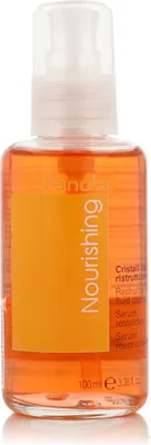 Produktbild von Fanola Nourishing Restructuring Fluid Crystals, Haarserum, 100 ml, Frauen, Lockiges Haar, trockenes Haar, Widerspenstiges Haar, Anti-Frizz, Nährend, Glanz, Glättend, Spray