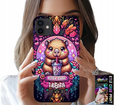 Immagine prodotto di Custodia Per Iphone 12 Mini - Dolce Capibara Con Sceicco, Super Design