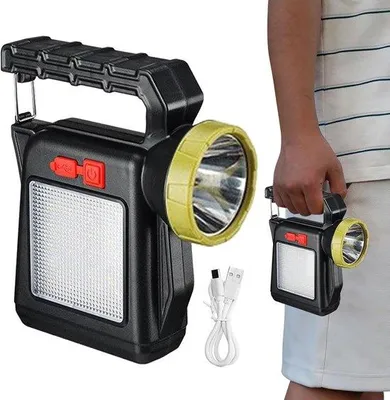 Obrázek produktu pro Solární kempingová lampa – kompaktní ruční solární lampa – outdoorové osvětlení, přenosná solární lampa pro horolezectví a kempování