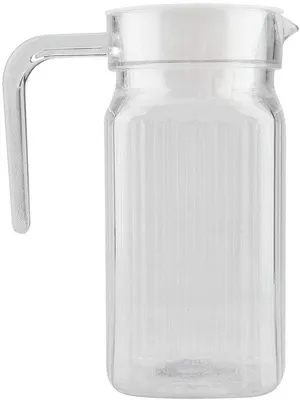 Productafbeelding van Drinkkan met Deksel - Plastic Kan - Acryl Fles