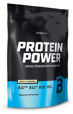 Image de Whey complex - Biotech USA - Protein Power (1kg) - Saveur Vanille