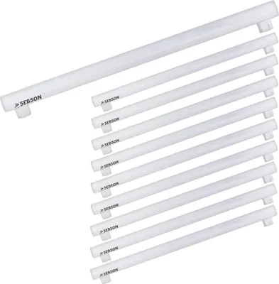 Produktbild von 10x S14S LED Lampe 50cm Linienlampe warmweiß 8W (60W) 880lm Leuchtmittel SEBSON
