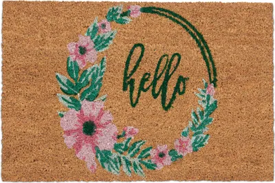 Produktbild von relaxdays Kokos Fußmatte Hello
