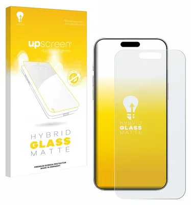 A product shot of a phone screen protector and its packaging.