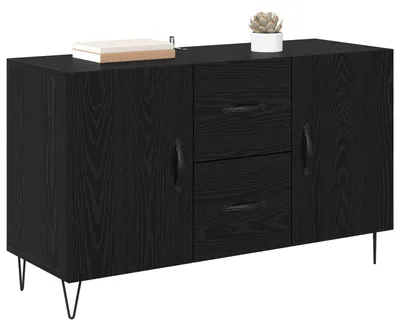 Produktbild von vidaXL Sideboard Schwarz Eichen-Optik 100 x 36 x 60 cm Holzwerkstoff
