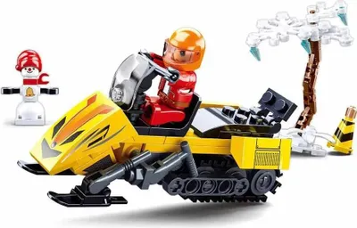 Image de Sluban Winter Rescue M38-B0951 Motoneige de sauvetage