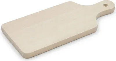 Immagine prodotto di Tagliere tradizionale in legno con manico 28 x 12 cm in faggio per la cucina