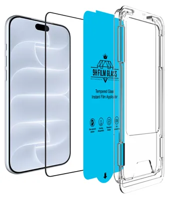 Productafbeelding van Screenprotector geschikt voor iPhone 18 Pro Max - Screenprotector met Applicator