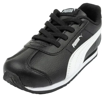 Produktbild von Puma - Kinder Sneaker "Turin 3", Ökologisches Leder PP6869 (22 EU) (Schwarz)