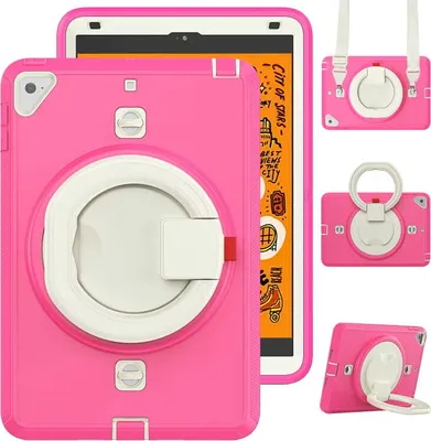 Immagine prodotto di Custodia per iPad Mini 4/5 7,9" con supporto e tracolla Rosa