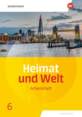 Obrázek produktu pro Heimat und Welt 6. Arbeitsheft. Sachsen-Anhalt