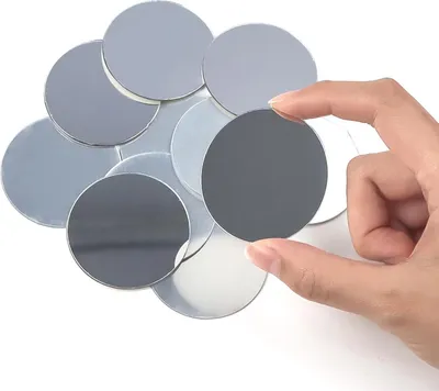 Produktbild von Runde selbstklebende Acrylspiegel 30 Stück - Mini Wanddekoration und DIY-Handwerke