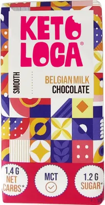 Produktbild von KETO-LOCA® Belgische Vollmilchschokolade 100 g