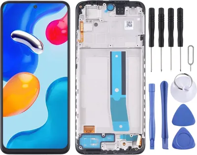 Image de Pour Xiaomi Redmi Note 11S 4G / Redmi Note 11 4G Display LCD Display mit Rahmen