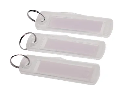Image de FACKELMANN 16111 Porte-clés | 3 pièces | transparent vert,bleu,rouge