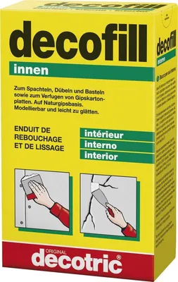 Immagine prodotto di Decotric Decofill Filler Stucco di gesso per interni 1000g