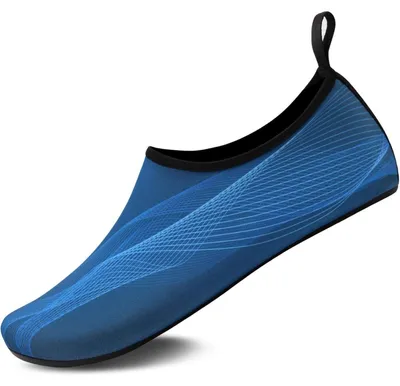 Immagine prodotto di Scarpe da acqua, scarpe da bagno, scarpe per attività acquatiche da donna e da uomo, ad asciugatura rapida, antiscivolo, colore blu, taglie dalla 36 alla 46
