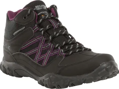 Obrázok produktu pre Regatta dámske turistické topánky Edgepoint vodotesné RG4575 (42 EU) (Black/Plum)