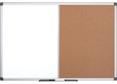 Immagine prodotto di Lavagna combinata Bi-Office / sughero 900 x 600 mm bianco / marrone