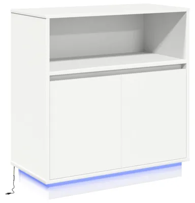 Produktbild von LED-Sideboard Weiß 71 x 34,5 x 75 cm Holzwerkstoff
