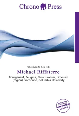 Produktbild von Michael Riffaterre