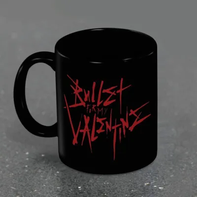 Produktbild von Bullet For My Valentine Tasse  Red Logo schwarz Standard
