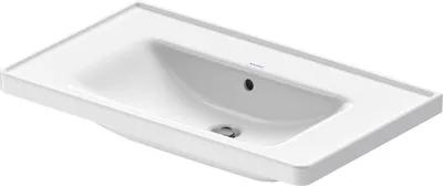 Produktbild von Duravit D-Neo Möbelwaschtisch 80 cm, ohne Hahnloch, mit Überlauf
