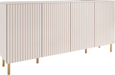 Produktbild von Kommode Sideboard Beistellkommode XELLO 4D kaschmir / gold 200x93x40cm