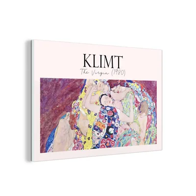 Obrázek produktu pro MuchoWow® Obrazy na skle - Nástěnné obrazy - Fotografie na skle Umění - Gustav Klimt - Staří mistři 90x60cm Nástěnná dekorace ze skla - akrylová malba na sklo -
