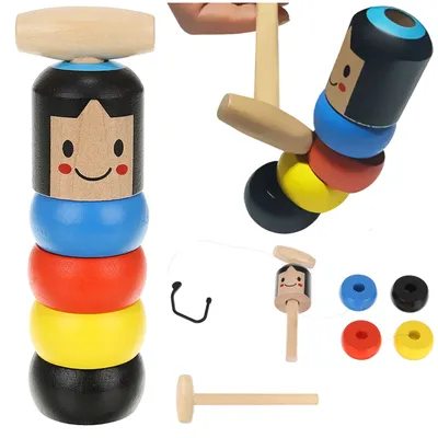 Obrázek produktu pro Dřevěný magický barevný mužík, 9991