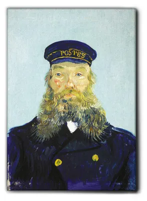 Immagine prodotto di Vincent Van Gogh - Il postino Roulin - 100L x 140l cm - Quadro Tela Canvas Telaio Premium Alto Spessore
