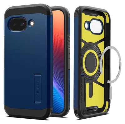 Produktbild von Spigen Tough Armor AI (MagFit), Cover, Google, Pixel 9a, 16 cm (6.3"), Navy