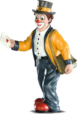 Produktbild von Gilde Clown, "Die gute Nachricht", Kunstharz, mehrfarbig, VE 1, H. 16 cm 10175 4009079101751