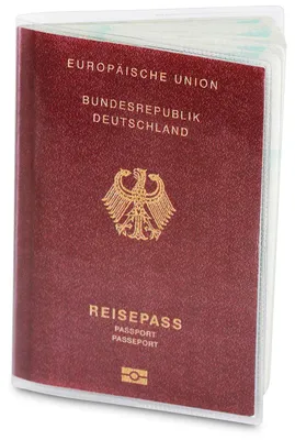 Produktbild von Reisepasshülle Passhülle Dokumentenhülle - 132 x 191 mm - Transparentes Kunststoff - 2 Stück
