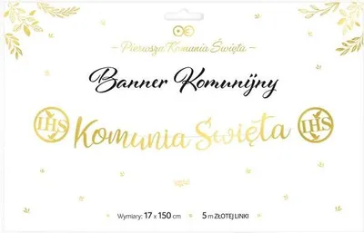 Obrázok produktu pre Banner na sväté prijímanie 150 cm | 127483