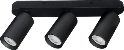 Image de Rabalux Plafonnier noir Yorli pour ampoule 3x GU10 73083