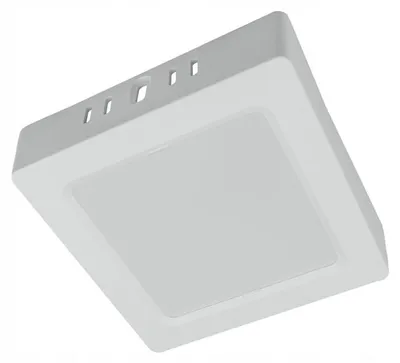 Obrázok produktu pre Bodové svietidlo na povrchovú montáž biele 12 cm LED 6W štvorcové 4000K neutrálne stropné svietidlo Ecolight EC20459