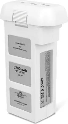Obrázek produktu pro 11,1V 5200 mAh 10C LiPo Intelligent Flight Battery Náhradní baterie pro DJI Phantom 2, Phantom 2 Vision a Phantom 2 Vision Plus