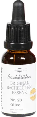 Image de Fleurs de Bach MURNAUERS, essence originale n° 23, olive, gouttes, 20 ml de solution