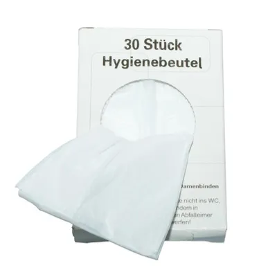 Produktbild von Hygienebeutel Hygienetüten Kunststoff PE weiß 50 x 30 Stück = 1500 Stück
