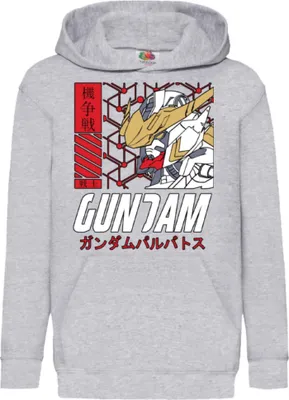 Produktbild von Kinder Kapuzenpullover Mobile Suit Gundam, 12-13 Jahr - 152 / Grau
