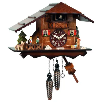 Produktbild von Engstler - 428 QMT - Kuckucksuhr - Quarz - Nussbaum