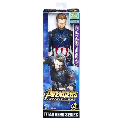 Produktbild von Hasbro E1421 - Avergers - Infinity War - Titan Captain America, 30 cm