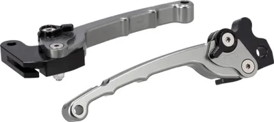 Produktbild von Set: CNC-Handhebel ZT-Tuning für Scheibenbremse mit ABE, Titan eloxiert - für Simson