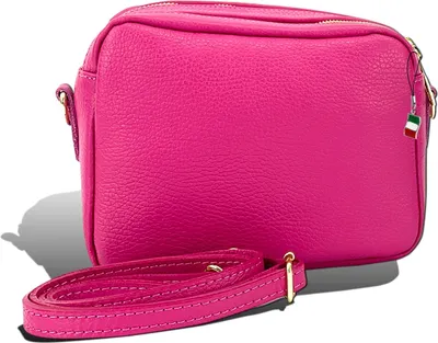 Image de Sac Florence en cuir rose D2OTF809P