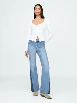 Produktbild von GAP 70er-Jahre-Flare-Jeans mit hohem Bund und Patches 570484-00__30REG
