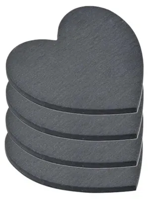 Produktbild von G. Wurm 10036713, Herz (Form), Tablet, Grau, Einfarbig, 100 mm, 100 mm