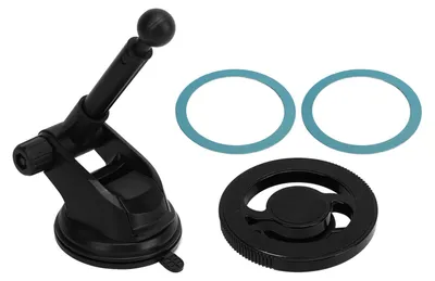 Image de Support magnétique pour téléphone portable, support pour voiture, support pivotant avec ventouses pour iPhone 14, 13, 12 Pro Max Plus