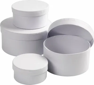 Zdjęcie produktu dla Creativ Company 264010 Creativ Company Geschenkboxen-Set weiß
